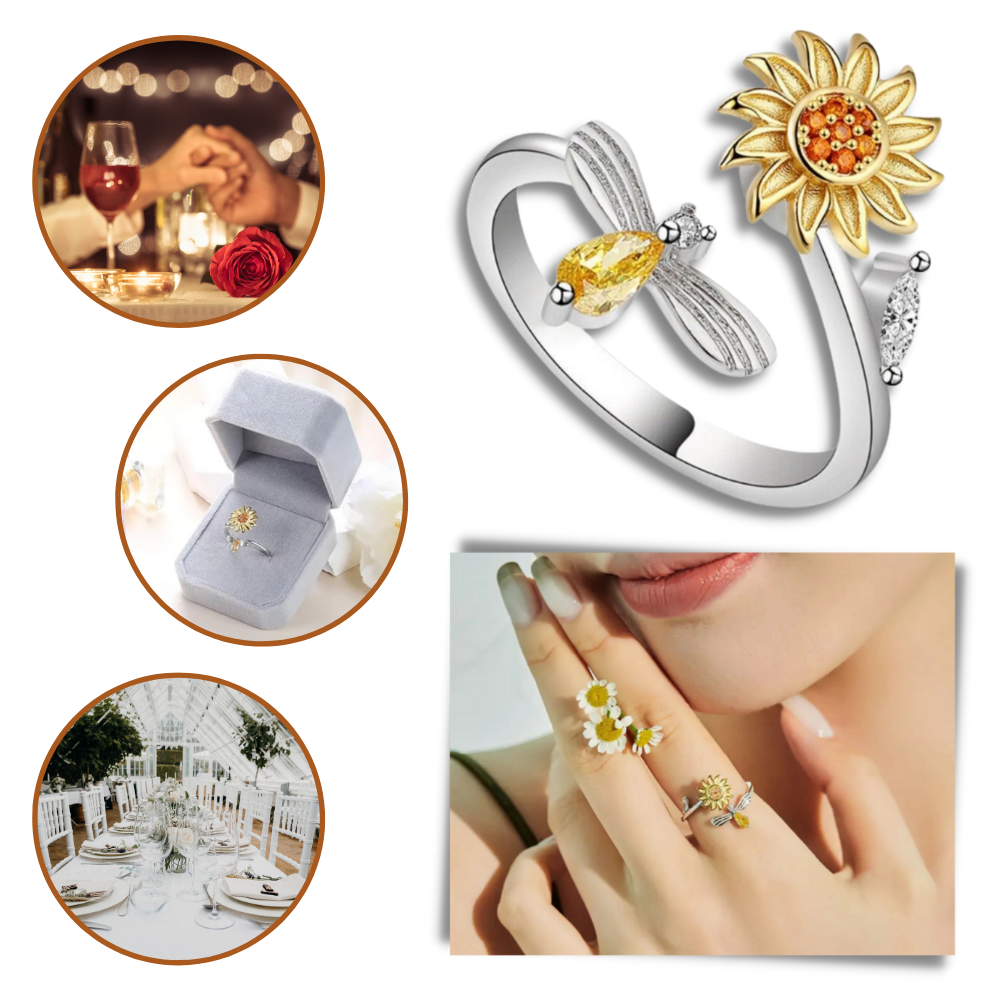 Anello Girasole rotante - Ozerty