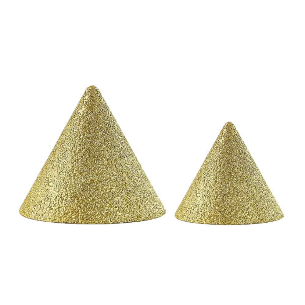 Fresa Smussatrice con Rivestimento in Diamante di Qualità Superiore -2Pz Conici - Ozerty