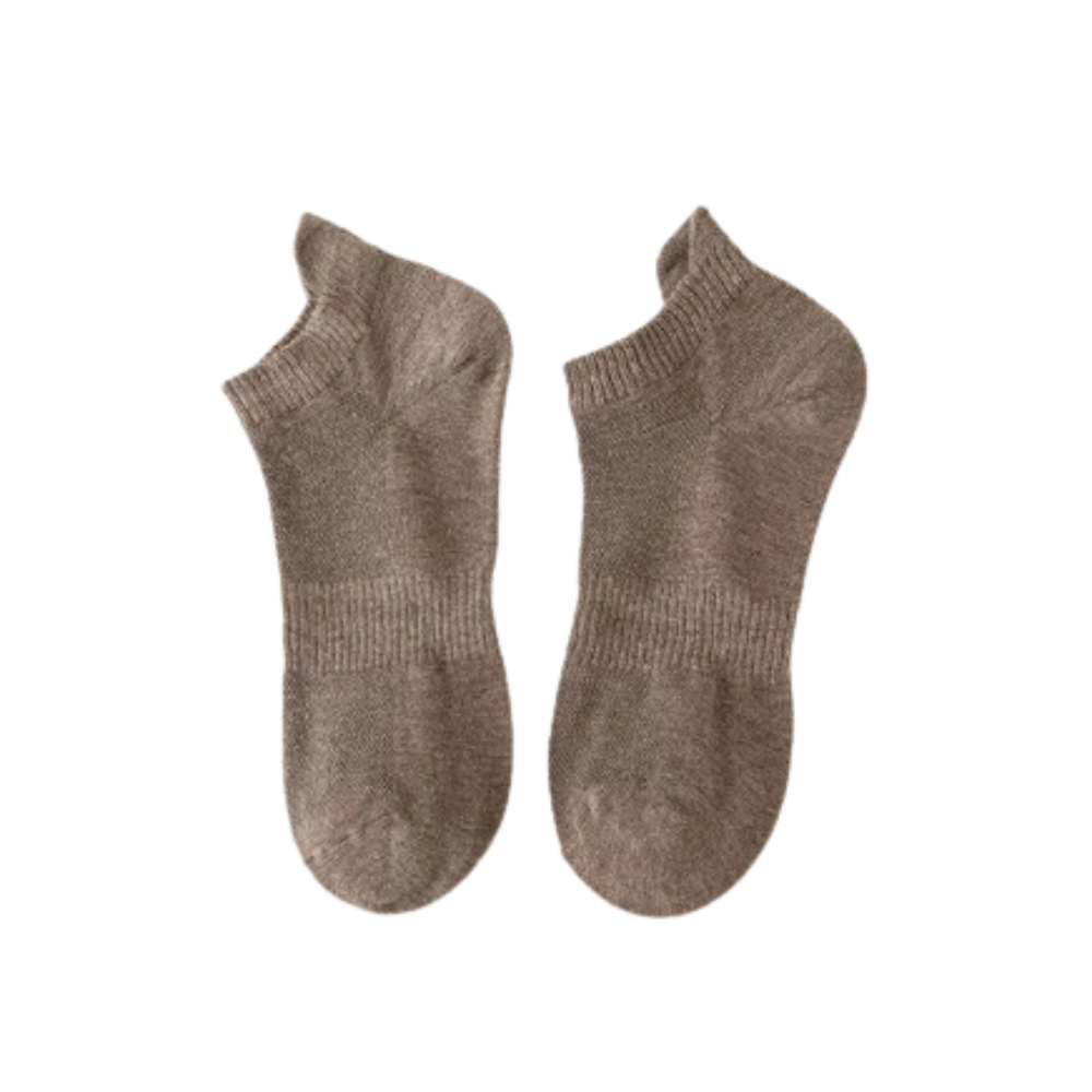 Calzini alla caviglia Comfort Supremo Uomo -Caffè/EU38-45 - Ozerty
