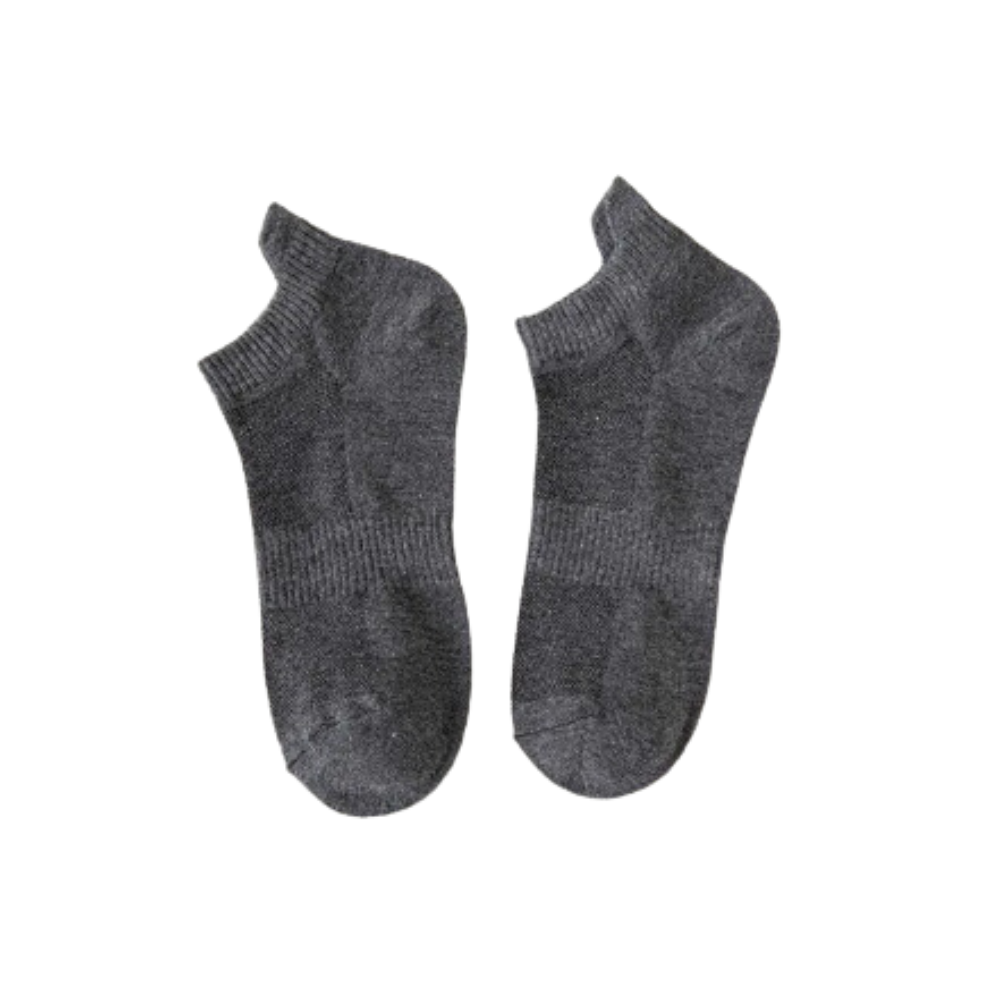 Calzini alla caviglia Comfort Supremo Uomo -Grigio scuro/EU38-45 - Ozerty