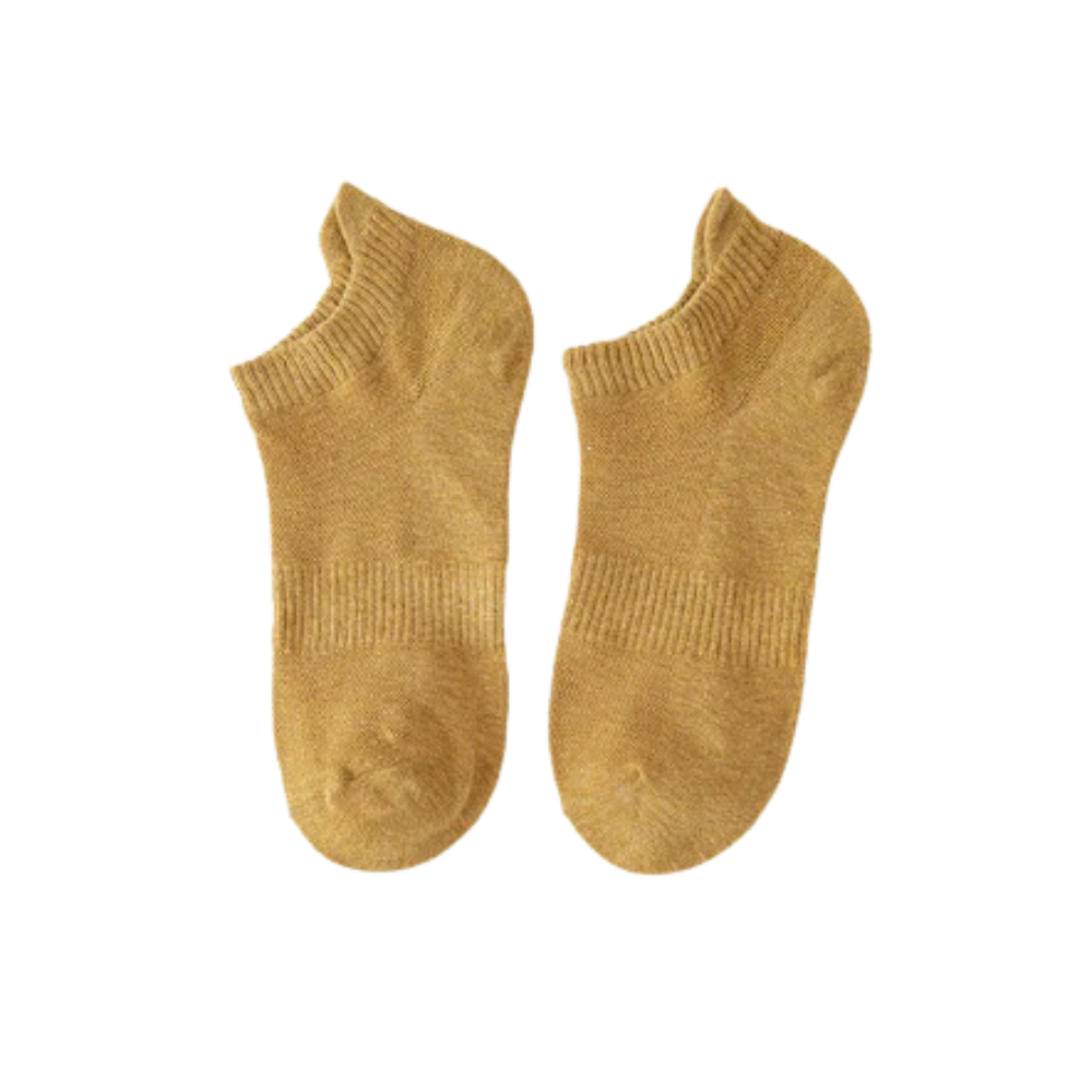 Calzini alla caviglia Comfort Supremo Uomo -Giallo/EU38-45 - Ozerty