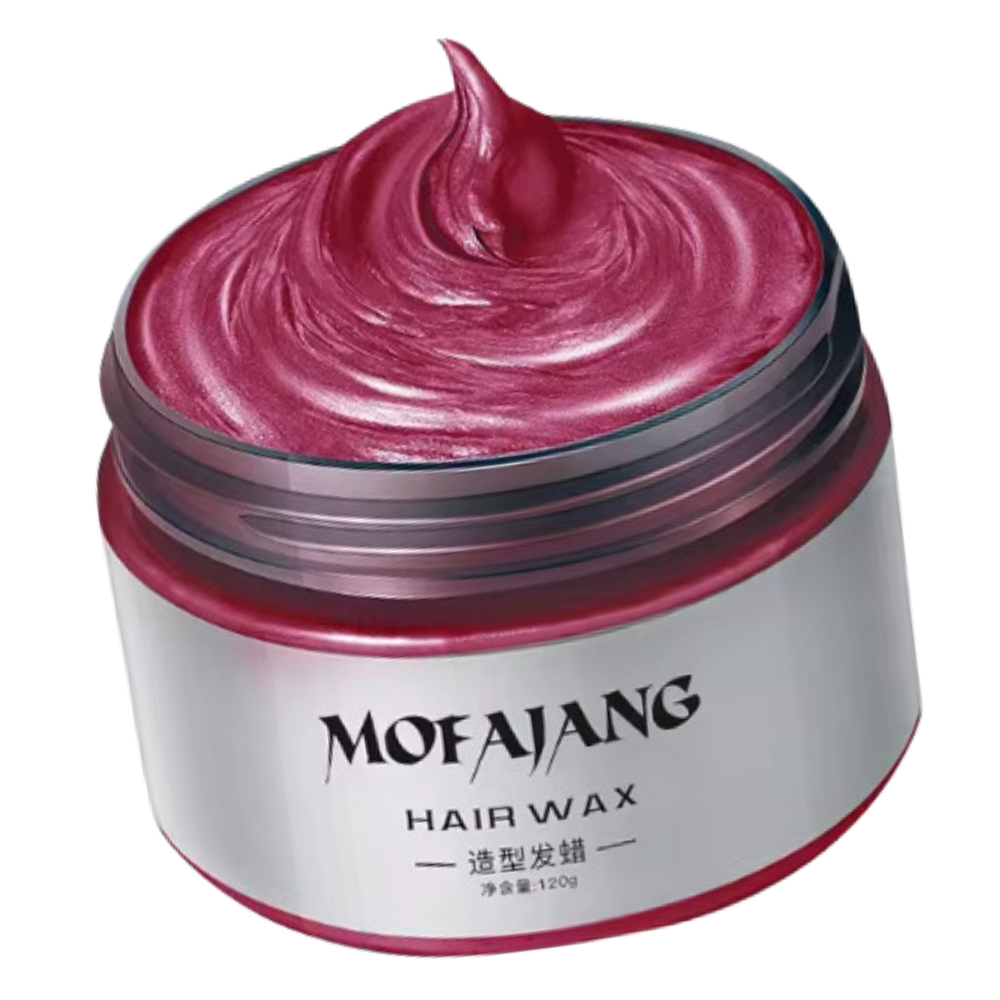 Cera Colorata per Capelli Temporanea -Rosso - Ozerty