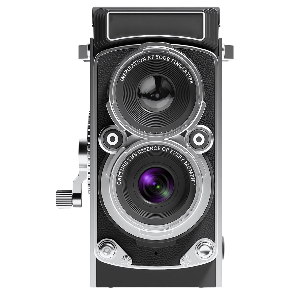 Fotocamera Reflex a Doppio Obiettivo Senza Tempo - Ozerty