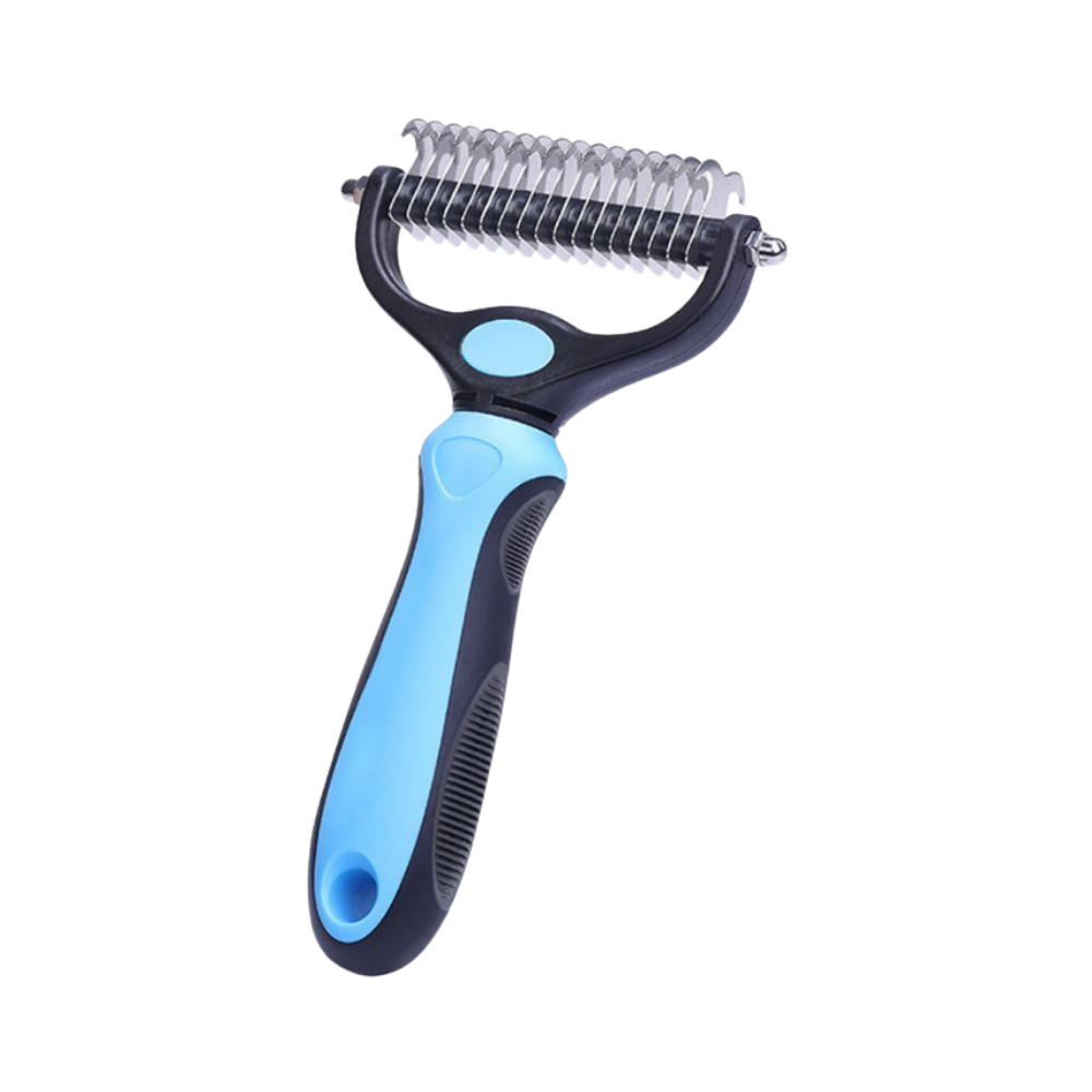 Spazzola per cani e gatti per la rimozione del pelo -Blu - Ozerty