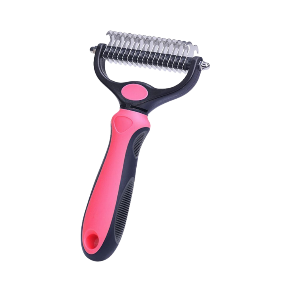 Spazzola per cani e gatti per la rimozione del pelo -Rosa - Ozerty