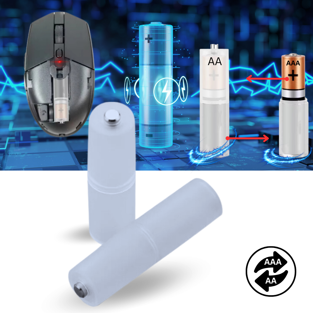 Convertitore universale di batterie da AAA a AA - Ozerty