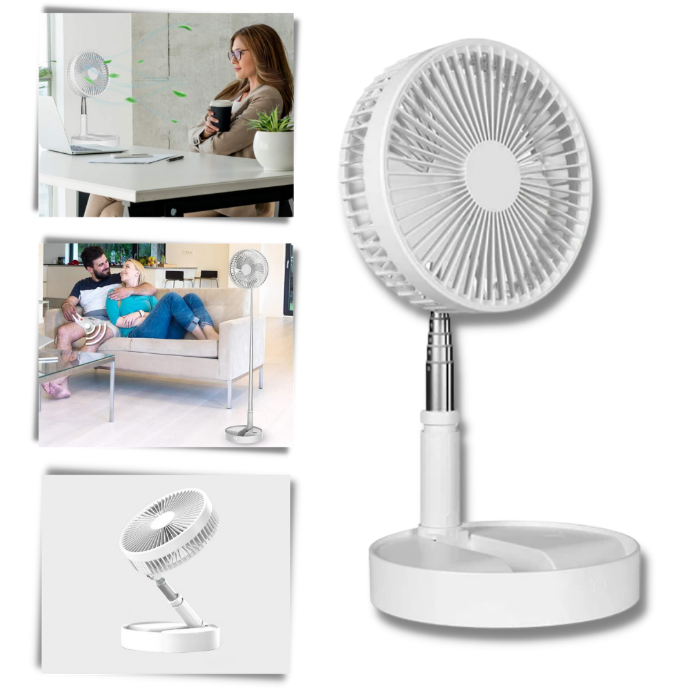 Ventilatore portatile con ricarica USB - Ozerty