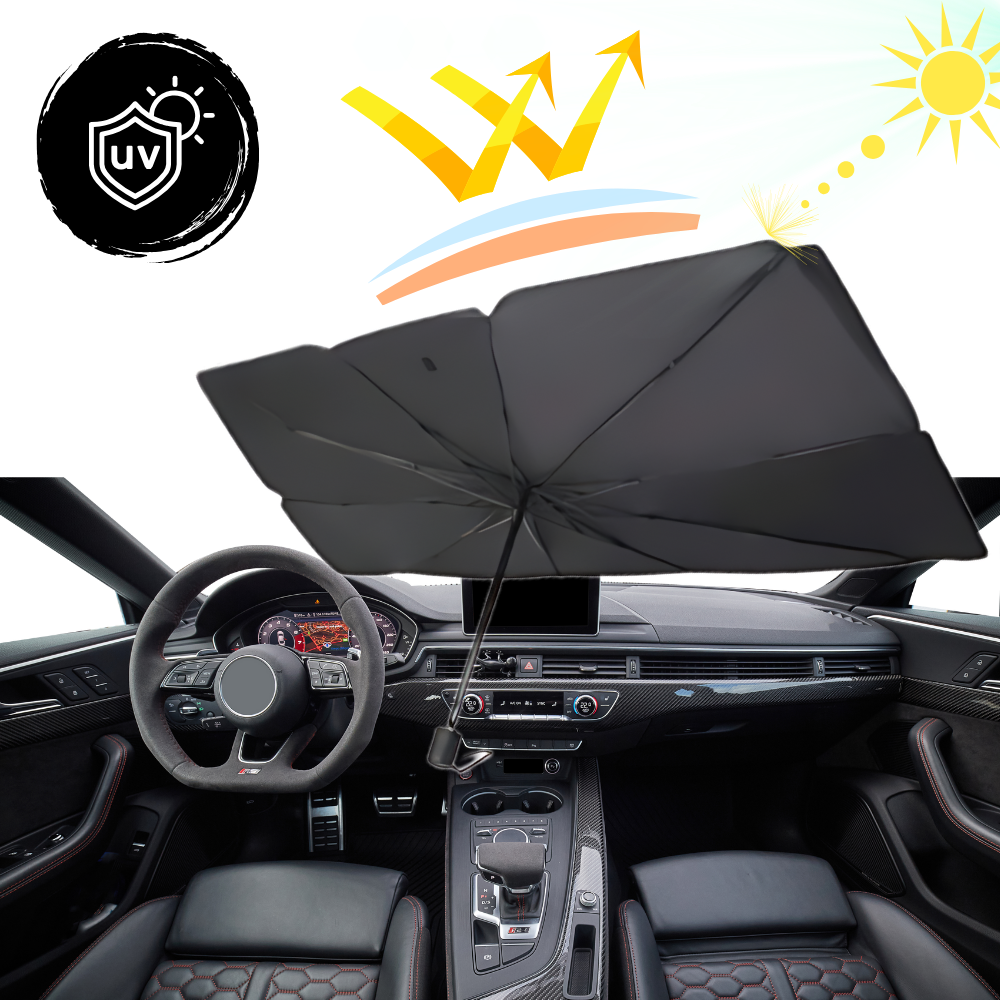 Ombrello per parabrezza auto con protezione UV - Ozerty
