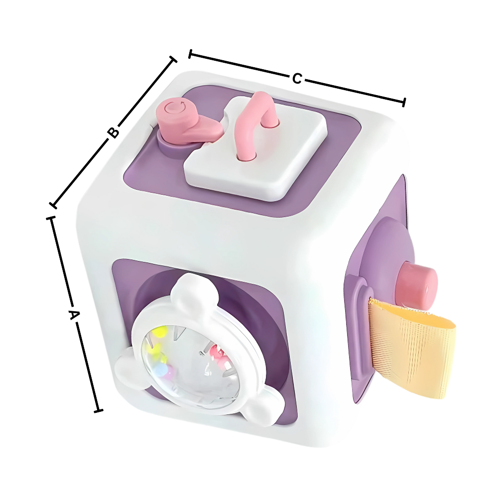 Cubo giocattolo sensoriale 6 in 1 - Ozerty