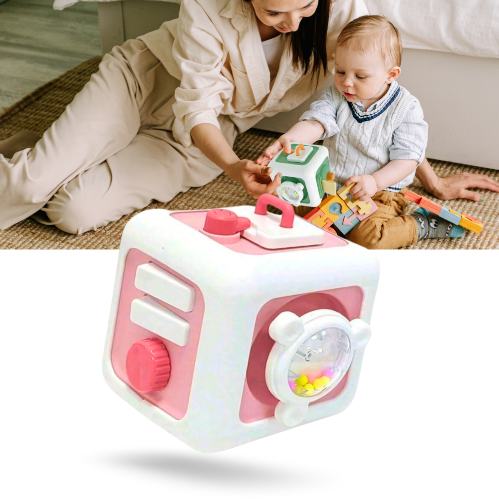 Cubo giocattolo sensoriale 6 in 1 - Ozerty