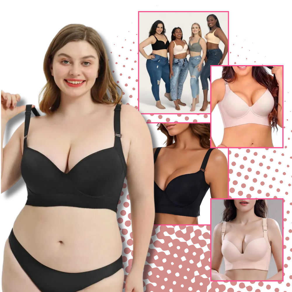 Reggiseno Modellante con Ampie Ali Laterali Integrate - Ozerty