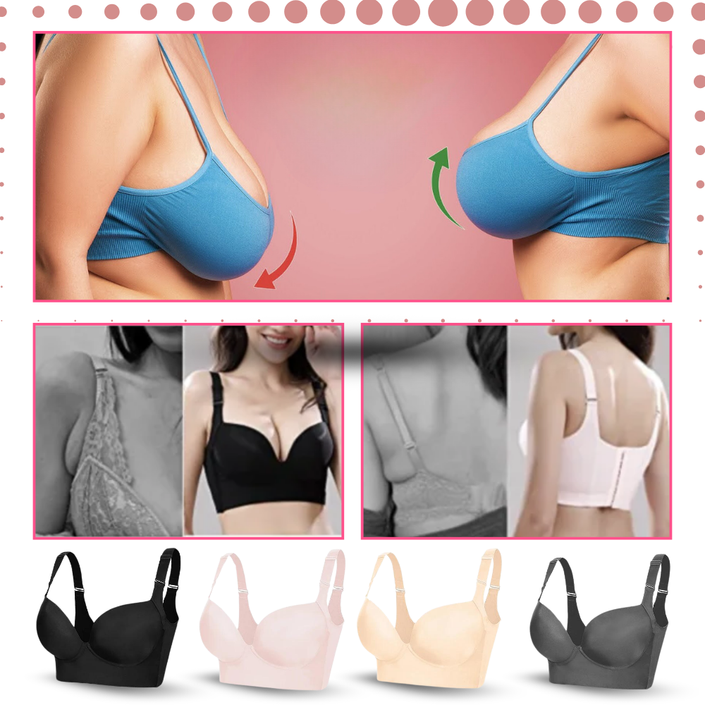 Reggiseno Modellante con Ampie Ali Laterali Integrate - Ozerty
