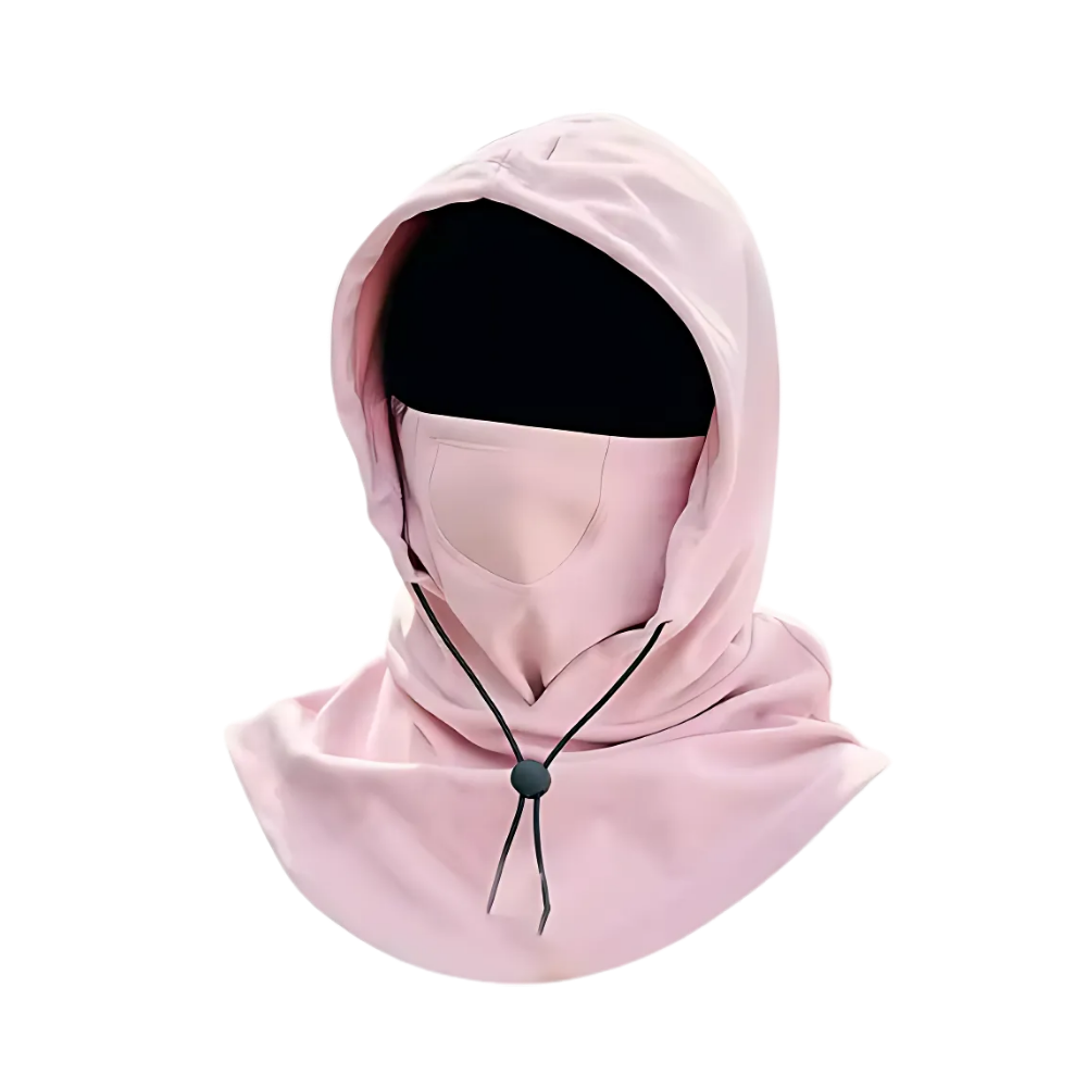 Maschera Antivento da Ciclismo Traspirante -Rosa - Ozerty