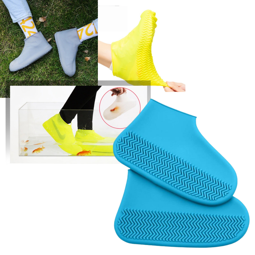 1 paio di copriscarpe impermeabili in silicone - Ozerty