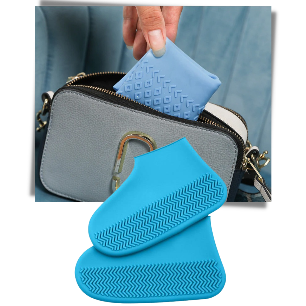 1 paio di copriscarpe impermeabili in silicone - Ozerty