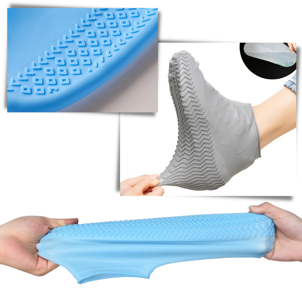 1 paio di copriscarpe impermeabili in silicone - Ozerty