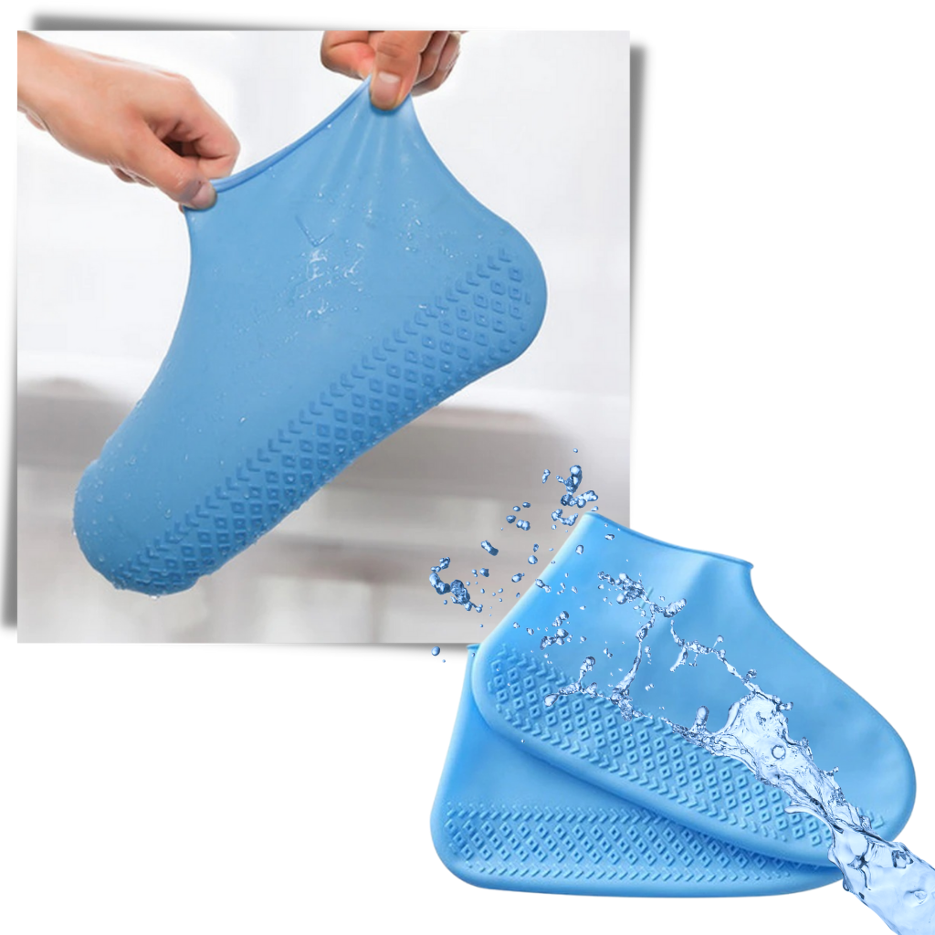 1 paio di copriscarpe impermeabili in silicone - Ozerty