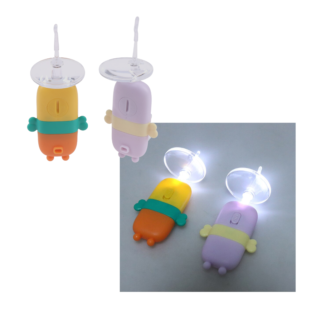 Pulisci orecchie a cucchiaio per bambini con luce - Ozerty
