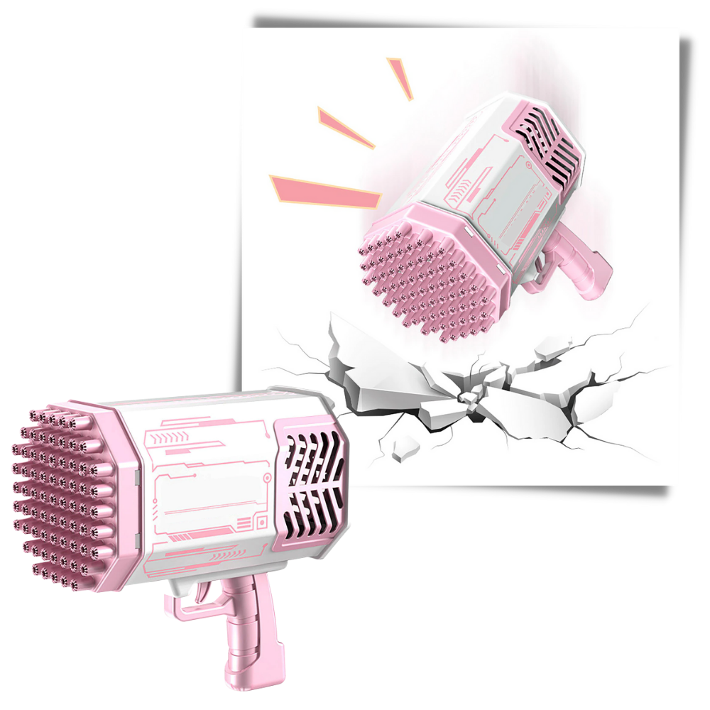 Soffiatore di bolle a 69 fori bazooka - Ozerty