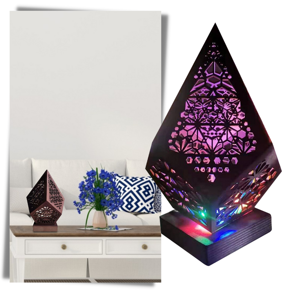 Lampada da terra a LED in stile boemo - Ozerty