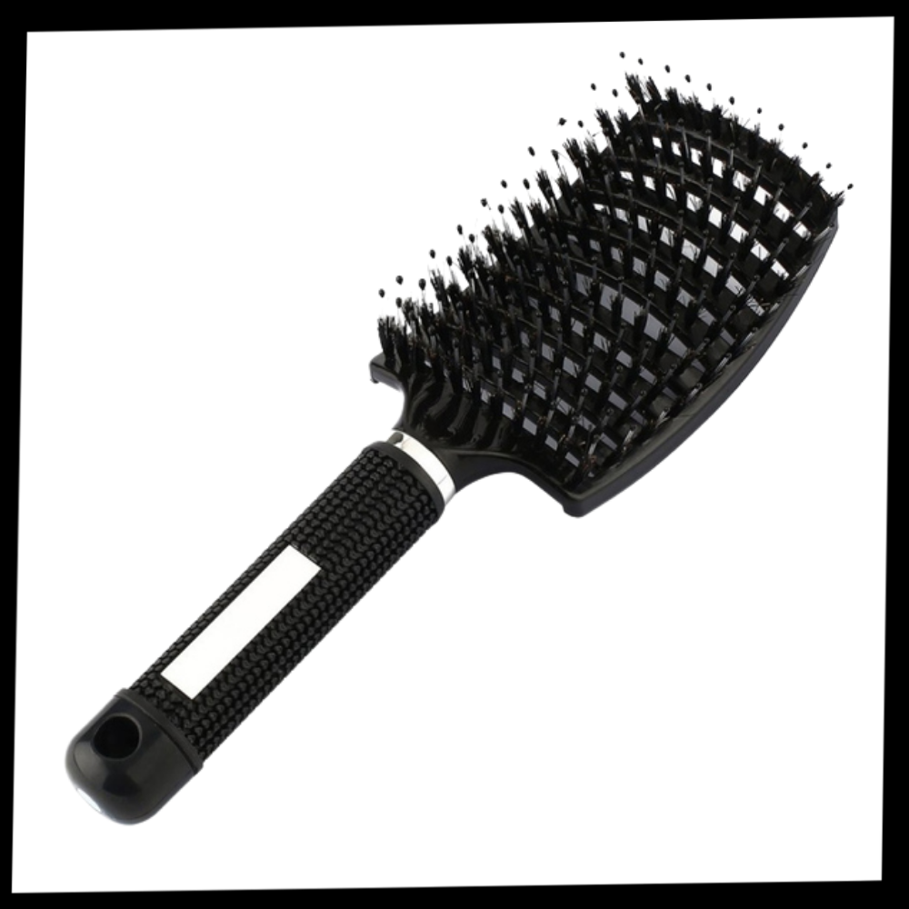Spazzola per capelli massaggiante in setola di cinghiale - Ozerty