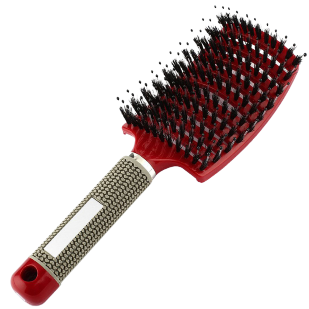 Spazzola per capelli massaggiante in setola di cinghiale - Ozerty