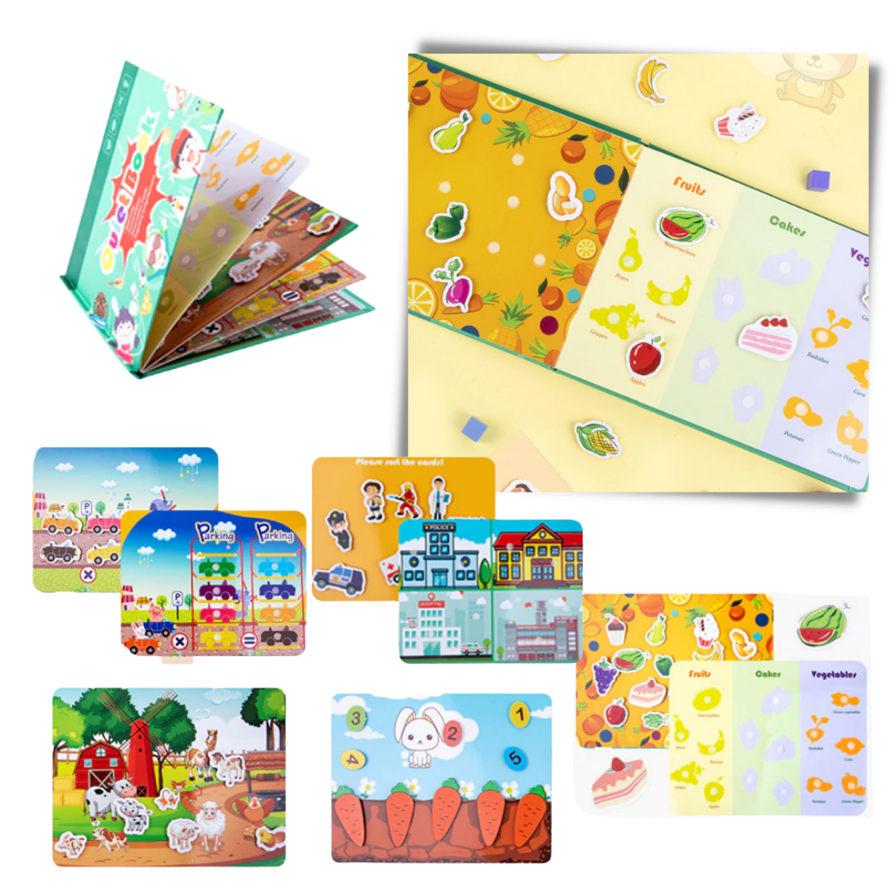 Libro educativo Montessori per bambini - Ozerty