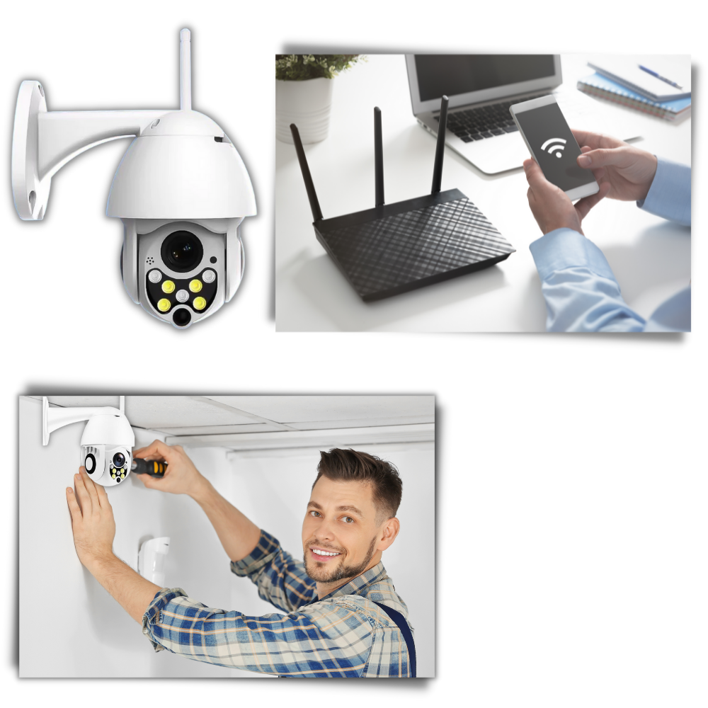 Telecamera di sorveglianza WIFI - Ozerty