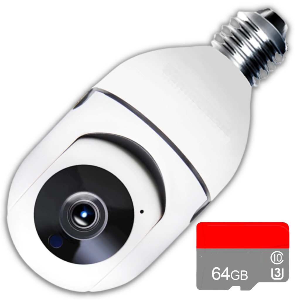Lampadina con telecamera intelligente