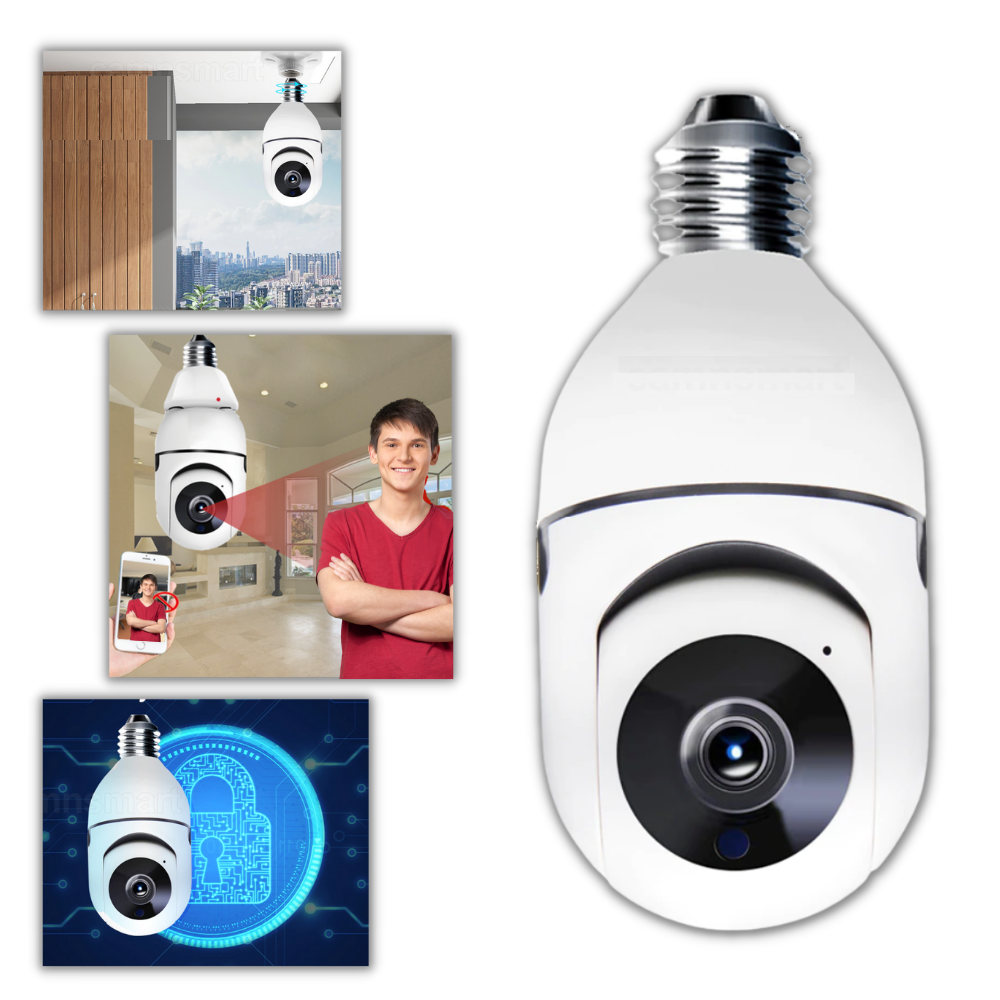 Lampadina con telecamera intelligente - Ozerty