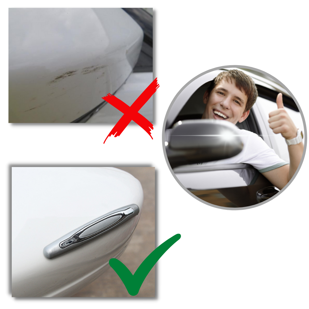 Confezione da 4 strisce di protezione per portiere dell'auto