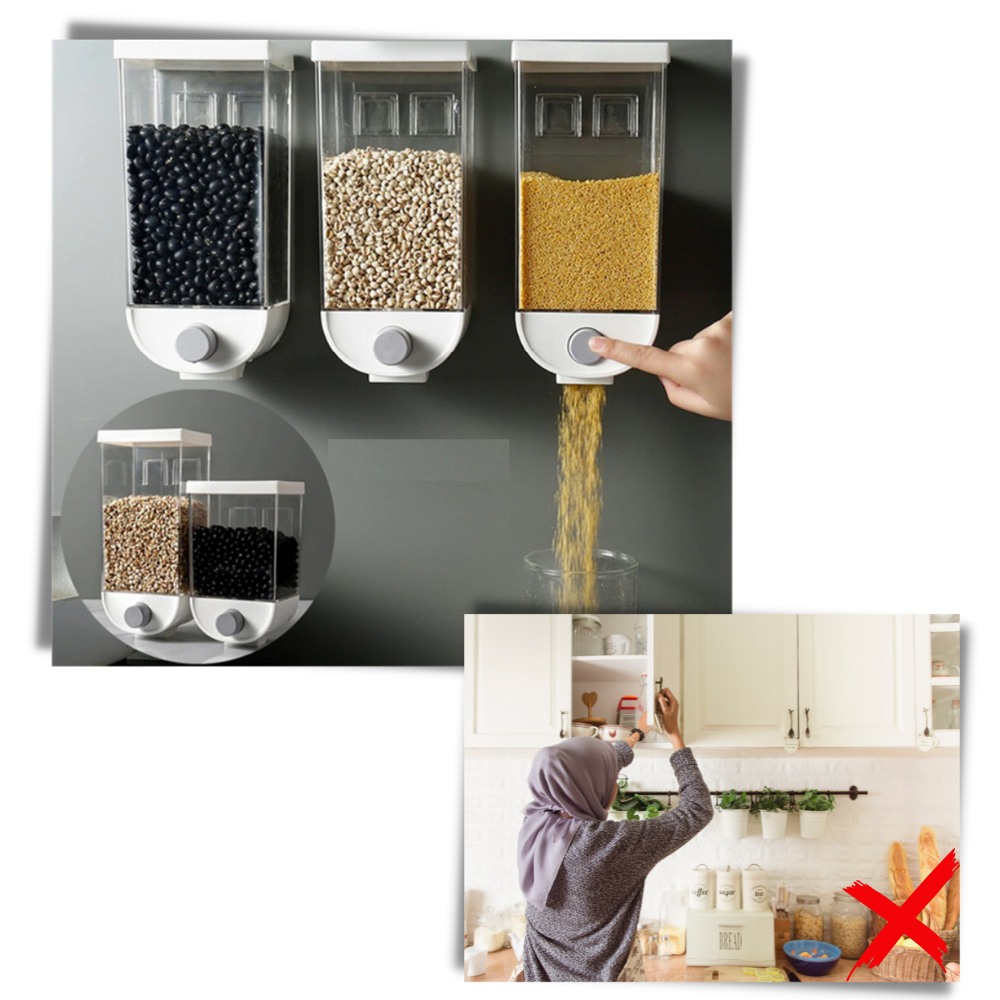Distributore di cereali adesivo a parete - Ozerty