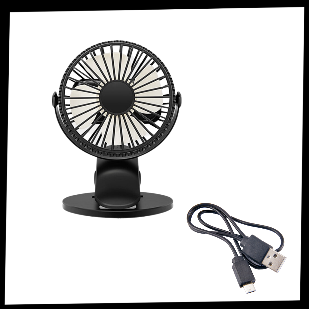 Ventola USB ricaricabile portatile - Ozerty