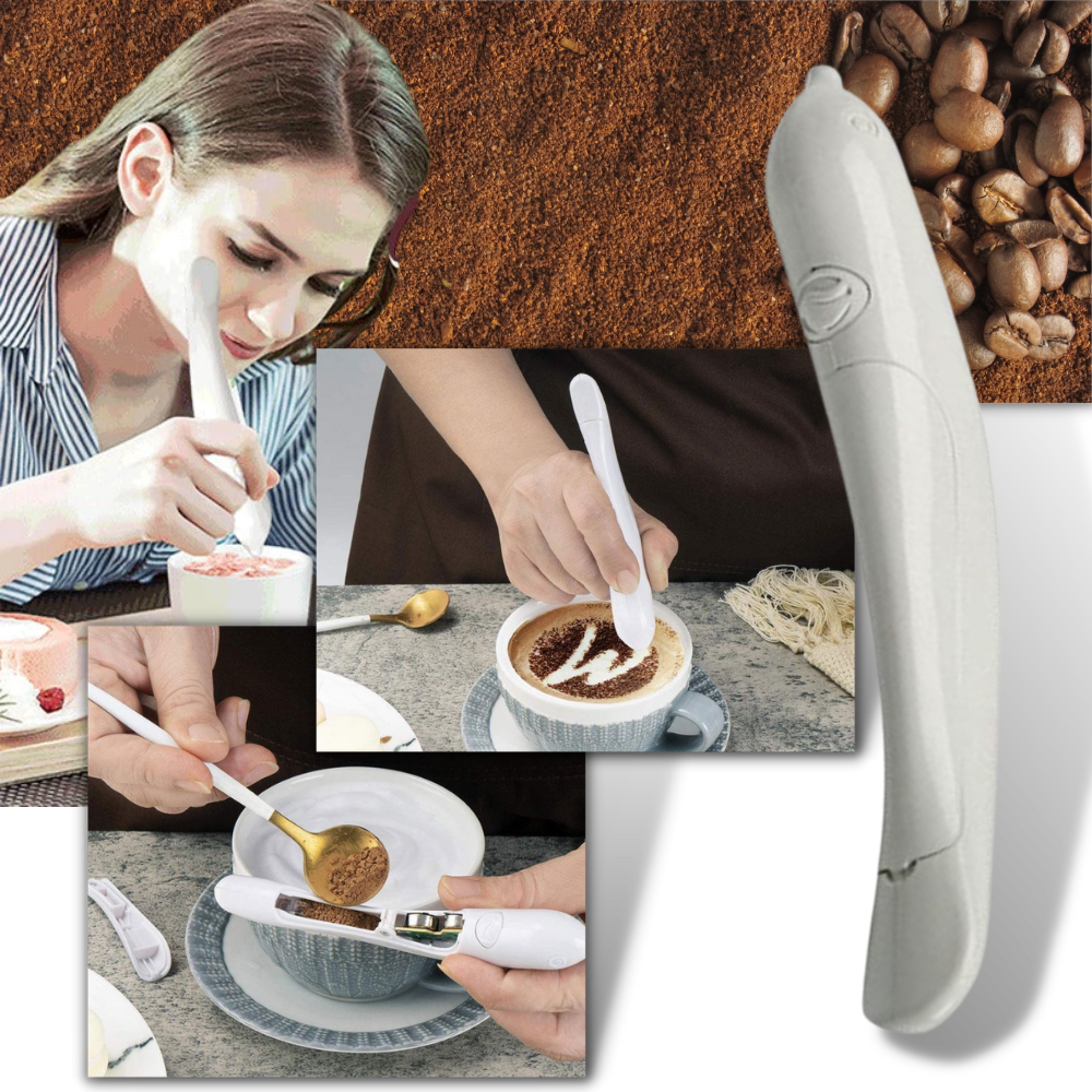 Penna artistica per caffè fai-da-te - Ozerty