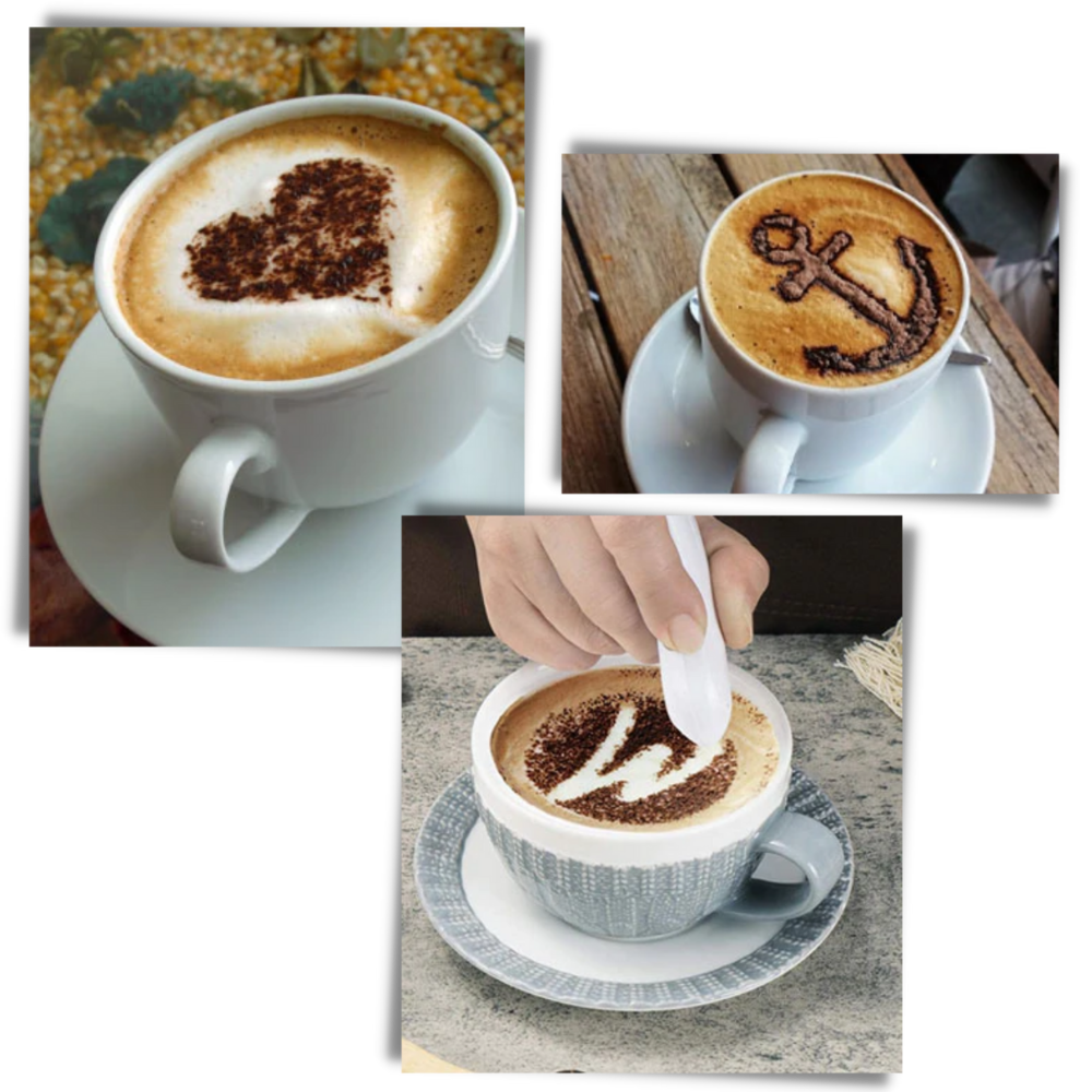 Penna artistica per caffè fai-da-te - Ozerty