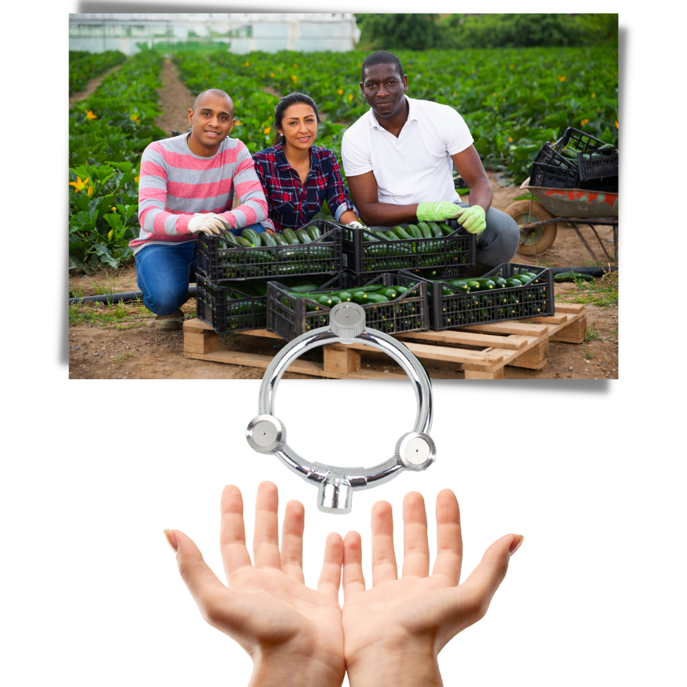 Ugello a tre teste per l'irrigazione del giardino - Ozerty