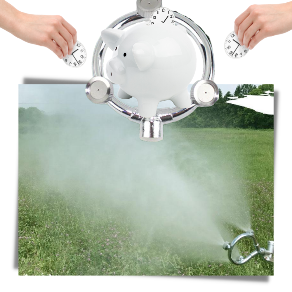 Ugello a tre teste per l'irrigazione del giardino - Ozerty
