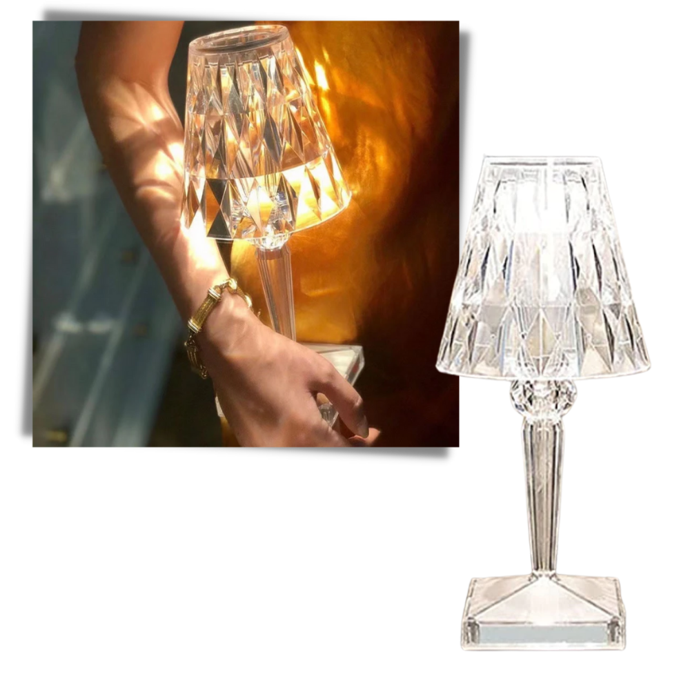 Lampada da scrivania in cristallo acrilico - Ozerty