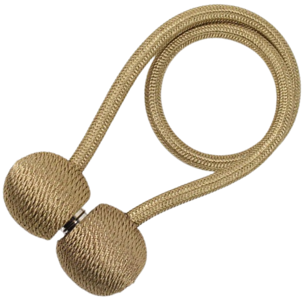 Confezione da 2 fibbie magnetiche per tende