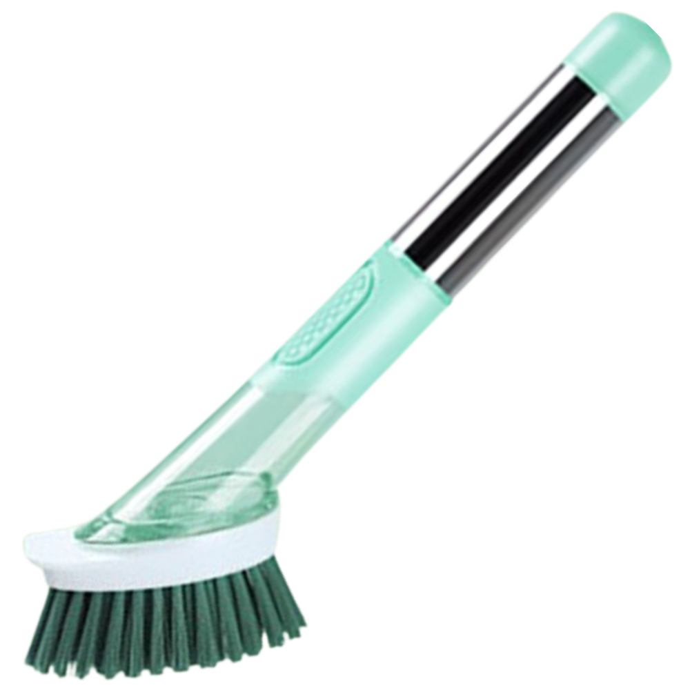 Spazzola di pulizia con dispenser di sapone