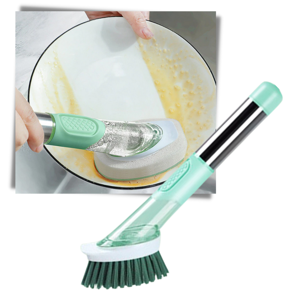 Spazzola di pulizia con dispenser di sapone - Ozerty