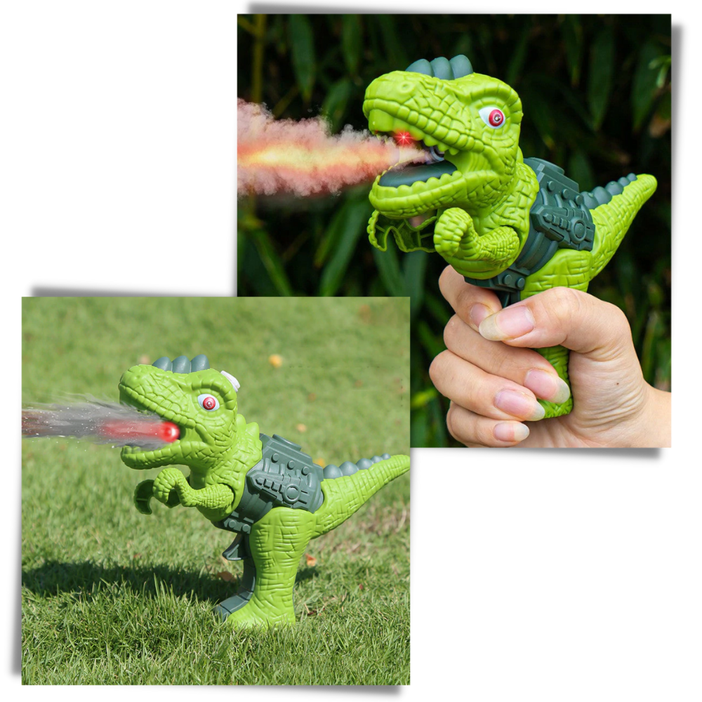 Dinosauro giocattolo pistola a spruzzo di fuoco - Ozerty