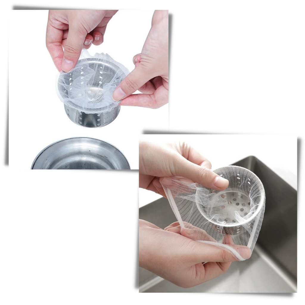 Confezione di filtro a rete per lavello da cucina - Ozerty