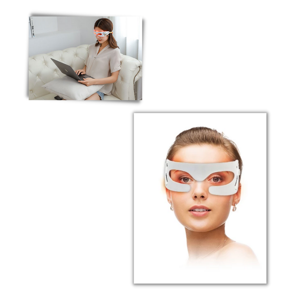 Maschera occhi massaggiante antirughe LED