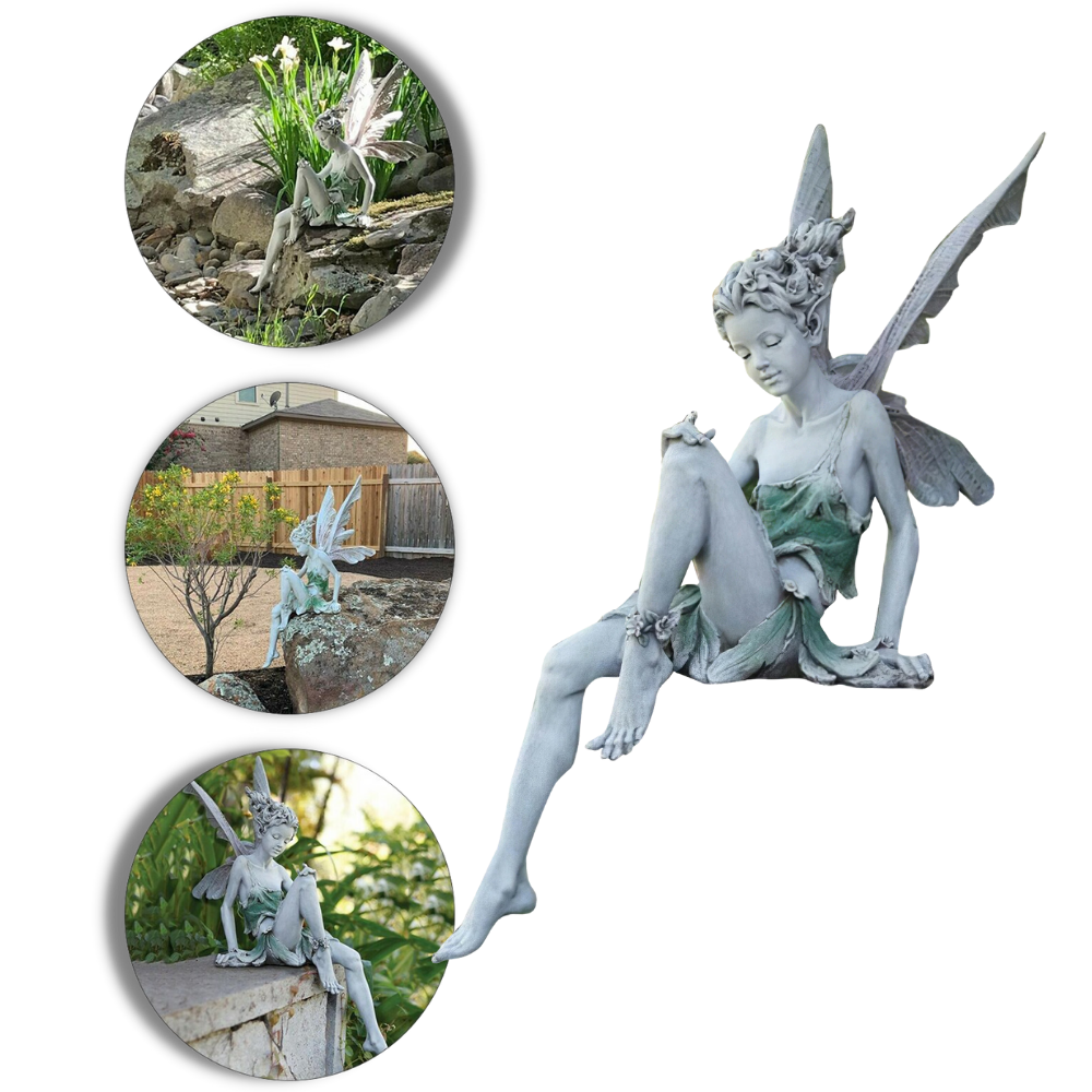 Statua di fata ornamento da giardino - Ozerty