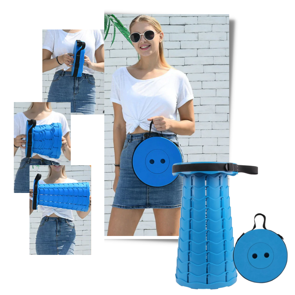 Sgabello portatile retrattile - Ozerty