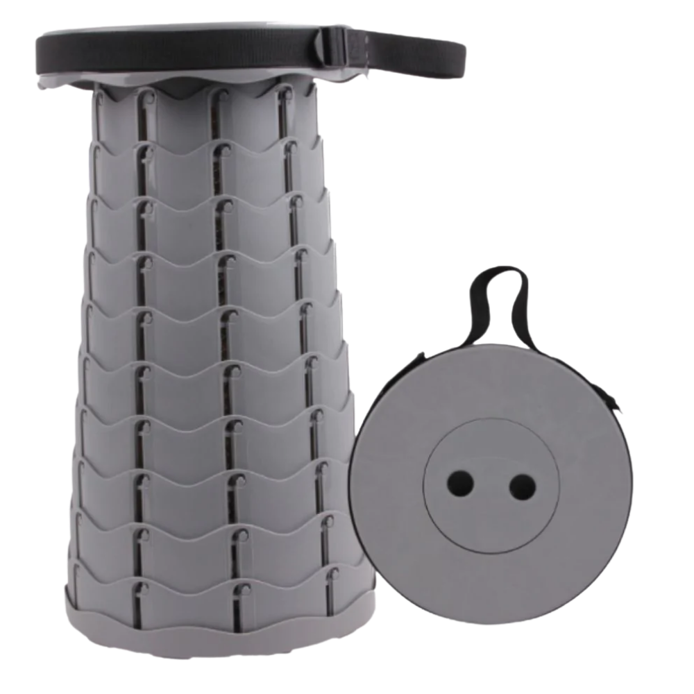Sgabello portatile retrattile