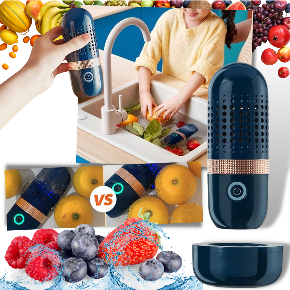 Macchina per la disinfezione di frutta e verdura senza fili - Ozerty