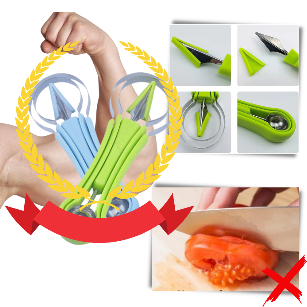 Set di utensili per intagliare e affettare la frutta - Ozerty