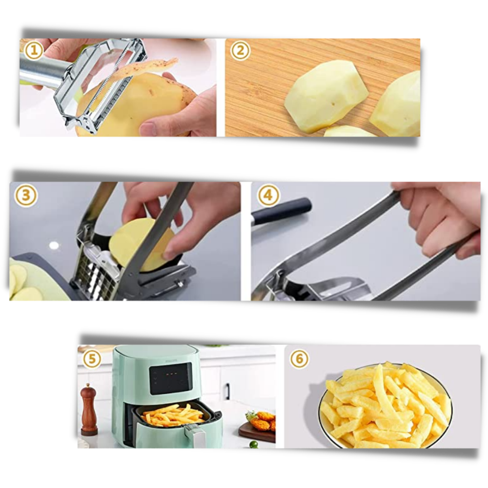 Macchina per tagliare le patatine fritte